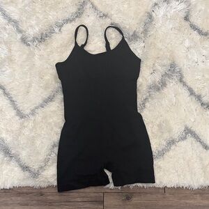 Black Sleeveless Romper
